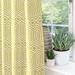 McalisterTextiles Geometric Semi-Sheer Rod Pocket Curtain Panels Polyester in Yellow/Brown | 54 H x 66 W in | Wayfair YELLOWOCHRECOLCURTD2