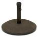 Red Barrel Studio® Licastro Concrete/Metal Umbrella Base Concrete/Metal in Brown | 15.5 H x 19.68 W x 19.68 D in | Wayfair