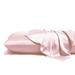 Etta Avenue™ Idina Premium Pillowcase- 100% Natural Protein Fiber, Durable, Breathable, Skin-Help, Hair-Friendly Silk/Satin in Pink | Wayfair