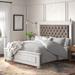 Kelly Clarkson Home Kathlene Low Profile Standard Bed Wood in Black/Brown/White | 68 H x 69 W x 84 D in | Wayfair 3970FD20AA2F4C0EA1DEB3BFA1AA92D6