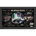 Highland Mint Milwaukee Bucks 2021 NBA Finals Champions 12'' x 20'' Celebration Signature Court Photo