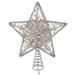 Kurt S. Adler 61589 - 10" 20 Light Silver Star Tree Topper