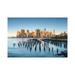 East Urban Home Pier 1 At Brooklyn Bridge Park w/ View Of The Manhattan Skyline - Wrapped Canvas Print Canvas | 8" H x 12" W x 0.75" D | Wayfair