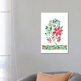 East Urban Home Christmas Berries I by Amanda Mcgee - Wrapped Canvas Graphic Art Print Canvas in Green | 26 H x 18 W x 1.5 D in | Wayfair