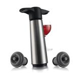 Vacu Vin Wine Saver Stainless Steel (1 Pump, 2 Stoppers) Stainless Steel in Gray | 8.8 H x 3.3 W x 1.8 D in | Wayfair 06492606-USA