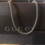 Gucci Bags | Empty Gucci Gift Bag And Card | Color: Brown | Size: Os