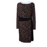 Ralph Lauren Dresses | Lauren Ralph Lauren Two-Tone Print Shirred 2426 | Color: Black/Brown | Size: 6
