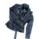 Womens Leather Brando Biker Jacket Ladies Motorbike Motorcycle with CE Armour Bike Jacket XS-XL NEW (L)