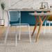 Ebern Designs Entreat Dining Side Chair Plastic/Acrylic | 34.5 H x 21 W x 18.5 D in | Wayfair MCRR5438 27710249