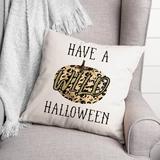 The Holiday Aisle® Sink Wild Halloween Square Pillow Cover & Insert Polyester/Polyfill blend | 16 H x 16 W x 1.5 D in | Wayfair