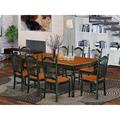 Canora Grey Feasterville Butterfly Leaf Rubberwood Solid Wood Dining Set Wood in Black | Wayfair 7C68BFC1448F43208A6F26C378A9E519
