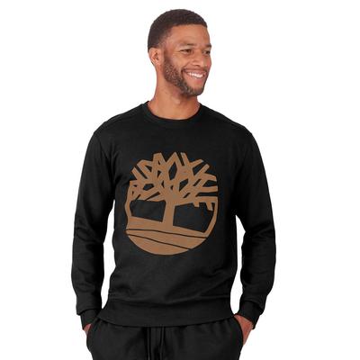 Timberland Core Tree Crewneck Sweatshirt (Size XL) Black, Cotton