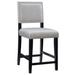 Garrett Faux Leather Dove Grey 24-inch Counter Stool - N/A