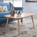 Cilla Mid-Century Wood Rectangle Coffee Table by Christopher Knight Home - 39.50"L x 23.70" W x 18.25" H