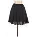 Brandy Melville Casual Skirt: Black Solid Bottoms