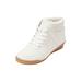 Extra Wide Width Women's CV Sport Honey Sneaker by Comfortview in White (Size 7 1/2 WW)