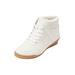 Extra Wide Width Women's CV Sport Honey Sneaker by Comfortview in White (Size 10 1/2 WW)