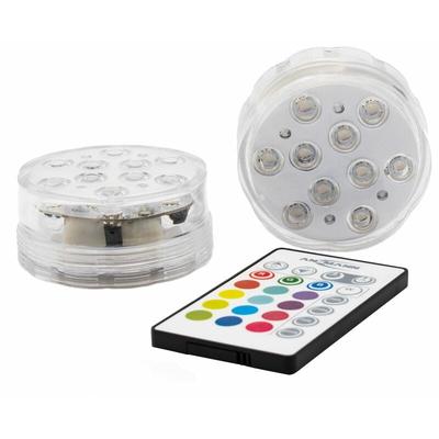 Poolbeleuchtung 2er Set wasserdicht 16 verschiedene Farben 4 Lichteffekte Fernbedienung Image