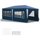 Pavillon 3x6m Wasserdicht Partyzelt Stabiles Partyzelt Festzelt Material PE-Plane mit 6