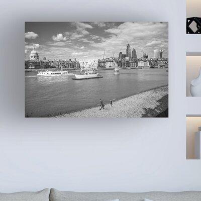 Ebern Designs River Walk by Claire Doherty - Wrapped Canvas Photograph Canvas in White | 30 H x 47 W x 2 D in | Wayfair