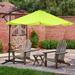 Beachcrest Home™ Affonso 10' Offset Patio Outdoor Cantilever Umbrella Metal in Green | 96 H in | Wayfair 5645D8C872EF4B5186FD8DF473C9C8D5