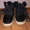 Nike Shoes | Nike High Tops With Gold | Color: Black | Size: 5.5bb