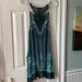 Free People Dresses | Free People Intimately Floral Lace Slip Dress Xs | Color: Blue/Green | Size: Xs