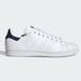 Adidas Shoes | Adidas Stan Smith Sneakers - White W/ Navy Accent | Color: Blue/White | Size: 7.5