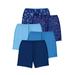 Plus Size Women's Cotton Boxer 5-Pack by Comfort Choice in Evening Blue Dot Pack (Size 10) Panties