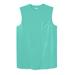 Men's Big & Tall Shrink-Less™ Longer-Length Lightweight Muscle Pocket Tee by KingSize in Tidal Green (Size XL) Shirt