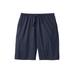 Men's Big & Tall Cotton Jersey Pajama Shorts by KingSize in Navy (Size 5XL)