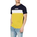 Lacoste Men's Th6247 T-Shirt, Marine/GUEPE-Blanc, M