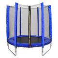 The Fellie 4.5ft/5ft Trampolines Children's Trampoline with Safety Enclosure Net Outdoor Garden Jumping Mat for Kids (Style B-5ft Blue)
