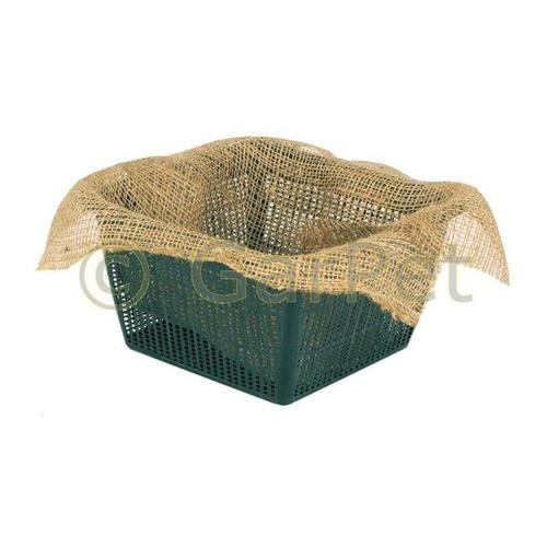 Wasserpflanzenkorb Pflanztuch Jute 45x45cm