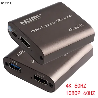 H1111Z-Carte d'acquisition vidéo HDMI 4K 60Hz boucle TV 1080P plaque statique de jeu boîtier de