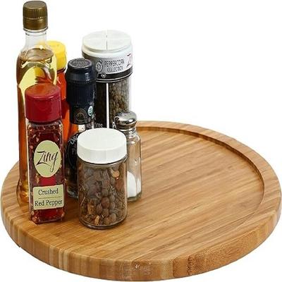 Ybmhome Bamboo Lazy Susan Single Turntable