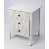 Kinsley Glossy White Nightstand