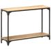 vidaXL Console Table 43.3"x11.8"x29.5" Solid Mango Wood - 43.3" x 11.8" x 29.5"