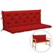 vidaXL Garden Bench Cushions 2pcs Red 59.1"x19.7"x2.8" Oxford Fabric - 59.1 x 19.7"
