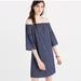 Madewell Dresses | Madewell | Off The Shoulder Bell Sleeve Dress | Color: Blue | Size: 2