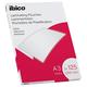 Ibico A3 Laminating Pouches, Gloss Finish, 250 Micron, Pack of 100, Crystal Clear, 627321