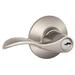 Schlage Accent Keyed Door Lever in Gray | 3.25 H x 9.75 W x 6.5 D in | Wayfair F51VACC619