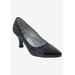 Wide Width Women's Zesty Pump by Bellini in Black Laser Stripe (Size 11 W)