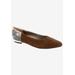 Women's Novatoo Flat by Bellini in Brown Micro Snake (Size 12 M)