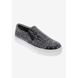 Women's Accent Slip On Sneaker by Bellini in Black Sparkle (Size 6 M)