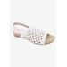 Women's Newable Sandal by Bellini in White Woven (Size 6 M)