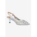 Women's Diyara Slingback Pump by J. Renee in Gray (Size 9 1/2 M)