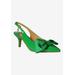 Women's Devika Slingback Pump by J. Renee in Green (Size 10 M)