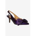 Wide Width Women's Devika Slingback Pump by J. Renee in Purple (Size 12 W)