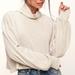 Free People Tops | Free People Bk Tee - Cropped Thermal Turtleneck Xs | Color: Cream | Size: Xs